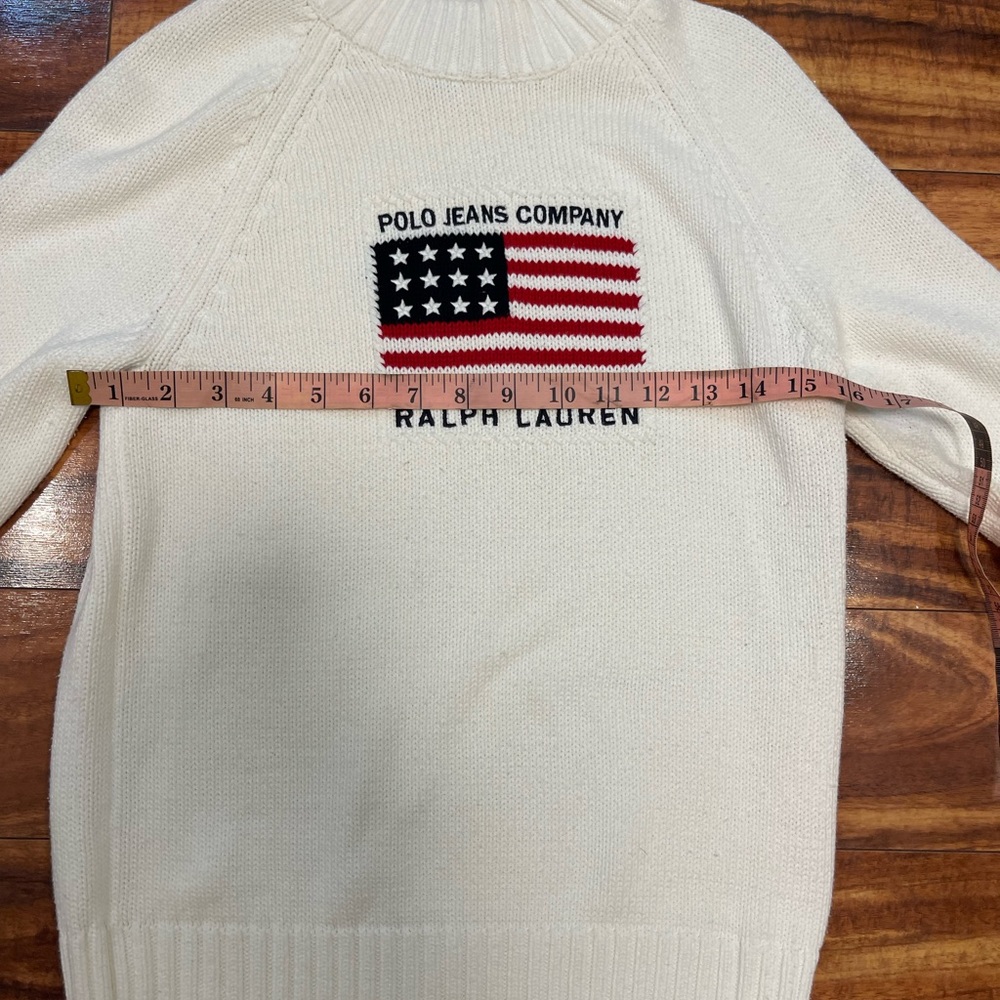 Polo Ralph Lauren Flag Sweater Small - Picture 5 of 8